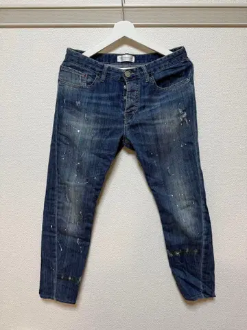 PREMIUM MOOD 데미지 데님 팬츠