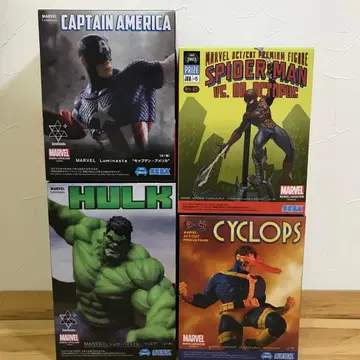 MARVEL 피규어 세트 캡틴 아메리카 외