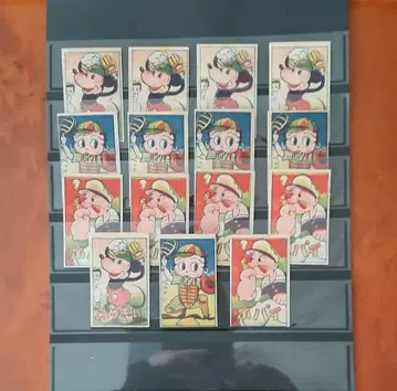 [미국 캐릭터] 미키 & 베티 & 뽀빠이 각 5장 세트