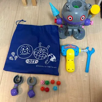 호빵맨 DIY 로봇 세트 움직인다 나사나사 다단단