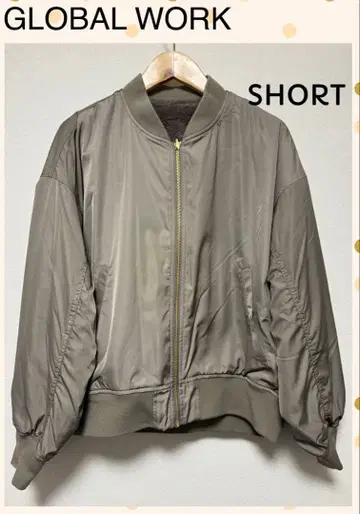 GLOBAL WORK *리버서블 퍼 블루종