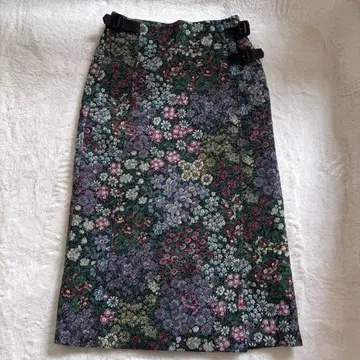 BEAMS BOY 고블랑 퀼트 스커트 보타니컬 꽃무늬