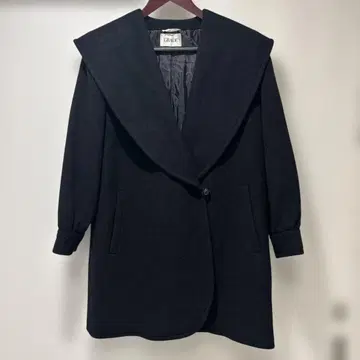 GRADE 빅 칼라 숄카라 코트 케이프 울 1125