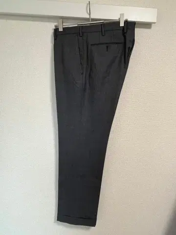 UNITED ARROWS 울 슬랙스 네이비 x 차콜 그레이 50