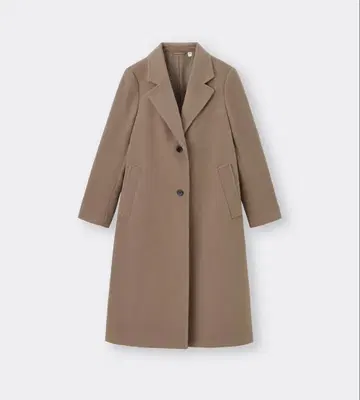 GU 코지 멜톤 테일러드 코트 XS