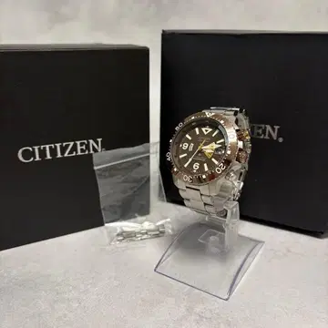 [ 레어 ] CITIZEN 프로 마스터 에어 다이버 에코 드라이브 브라운