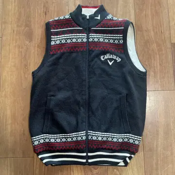 캘러웨이 노르딕 무늬 리버서블 베스트