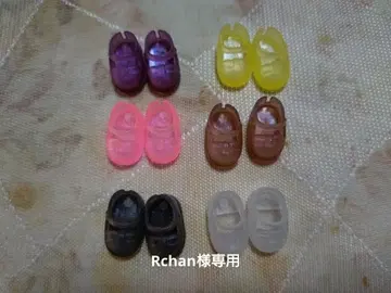 미니어처 신발 6켤레 세트 컬러풀