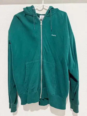 x-girl 다크 그린 후드티