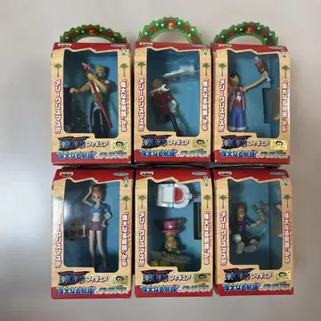 원피스 크리스마스 피규어 6체 세트