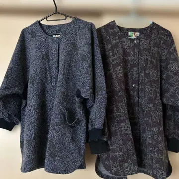 노카라 자켓 2개 세트