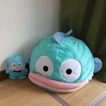 산리오 한교동 초특대형 쿠션 봉제 인형 2체 세트