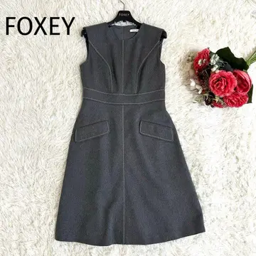 컨디션 최상 폭시 정가 6.3만 가을/겨울 슬리브리스 원피스 40