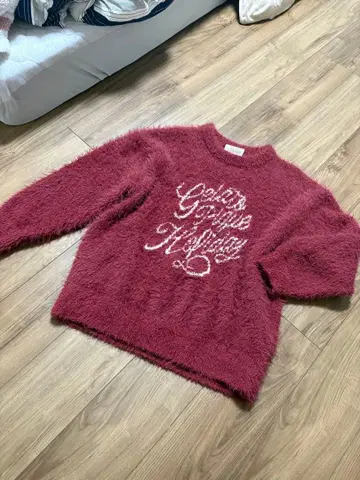 젤라또피케 HOLIDAY 페더 풀오버 버건디 룸웨어