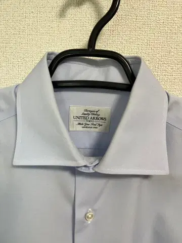 UNITED ARROWS 긴팔 셔츠 사이즈 39 라이트 블루