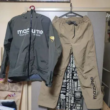 mazume 방수 우비 세트