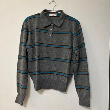 캐널진 피케 셔츠 그레이