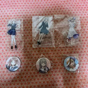 BanG Dream! 아크릴 스탠드, 캔뱃지 세트