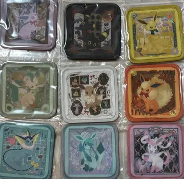 포켓몬 센터 Eevee Collection 코스터 9종 세트
