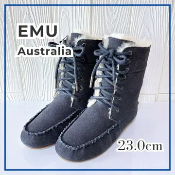 새상품 EMU 에뮤 호주 무스탕 부츠 네이비 23cm