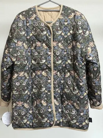 윌리엄 모리스 패턴 자켓 코트