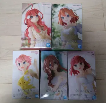 5등분의 신부 애니메이션 원화전 ver. 피규어 5체 세트