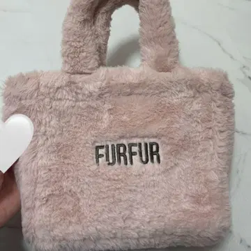 [ 새상품급 ] FURFUR 에코퍼 토트백 핑크