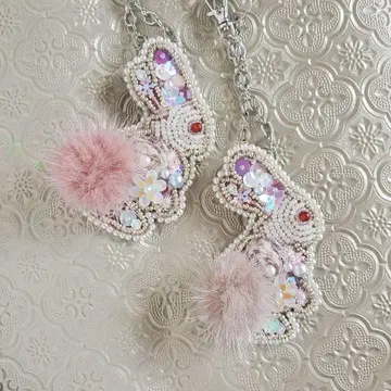 토끼형 비즈 참