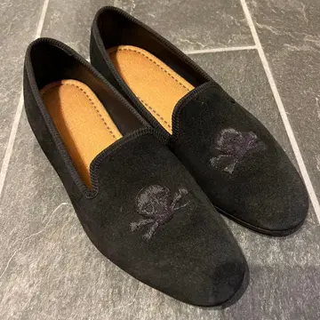 Tricker's 스웨이드 벨로아 로퍼 8 사이즈