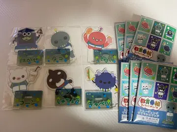 교육 방송 타마 아크릴 스탠드 6개 세트