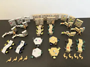 건축 모형 첨경 1/50 스터디 스페이스 세트