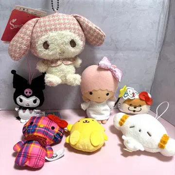 산리오 묶음 판매 7세트 마이멜로디, 쿠로미, 키티, 푸딩