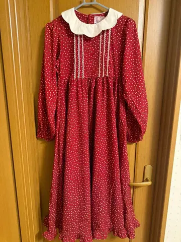 아오키 미사코 마롱 크림 원피스