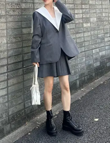 시뉴 Cygne 프론트 턱 숏팬츠