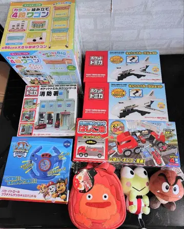 완구 묶음 판매 파우 패트롤 토미카 소방서 사다리차 카고 제트