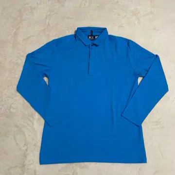 DESCENTE 긴팔 피케 셔츠 52/XL 파랑