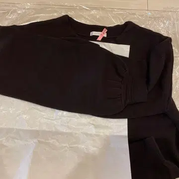 다크 브라운 펄 버튼 가디건