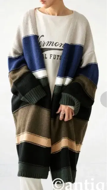 고품질 안티카 니트 코트