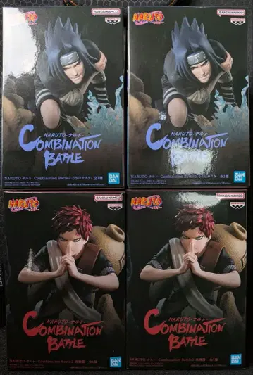 NARUTO 피규어 우치하 사스케 가아라 2종 4체 세트