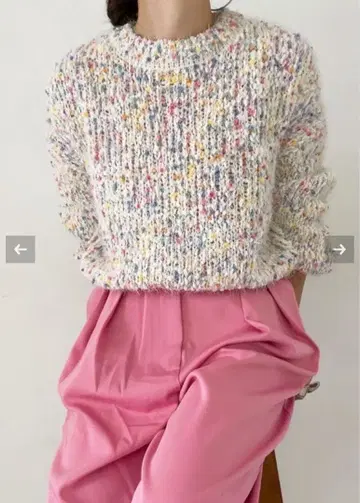 미사용 오버 사이즈 니트 스웨터