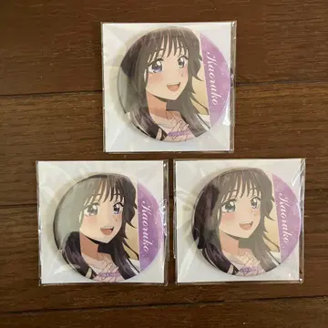 쿠지메이트 BIG 캔뱃지 와구리 카오루코 3종 세트