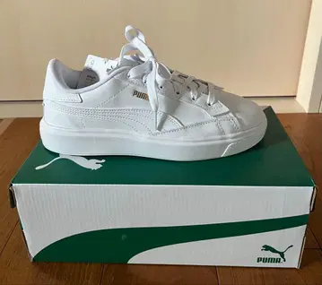 푸마 통굽 스니커즈 화이트 23 PUMA Lula Lite Wns