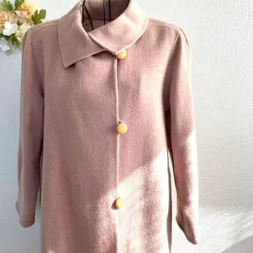 삼양상회 고급 핑크색 롱 코트