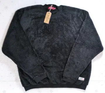 H&S 보아 크루넥 셔츠 BLACK XL 미사용 택 포함