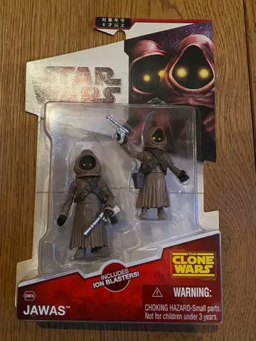 스타 워즈 클론 워즈 베이직 피규어 자바 2팩 미개봉