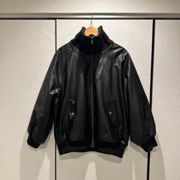 java 블랙 봄버 자켓 블루종