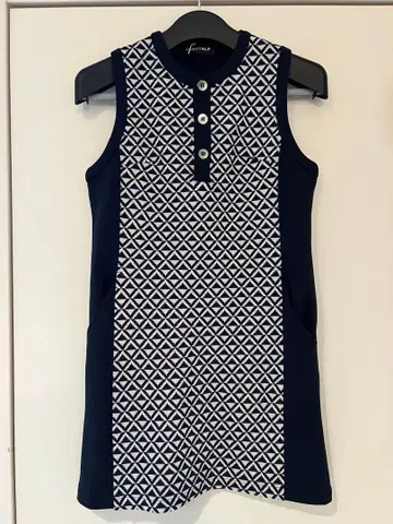 [ 미사용 새상품 ] MUNITALP 원피스 네이비