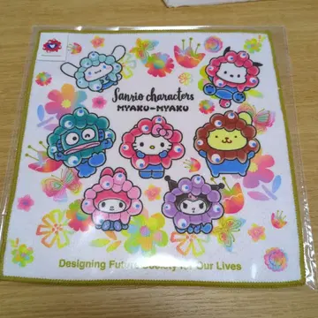 Expo2025 한정판 산리오 캐릭터 타월 손수건