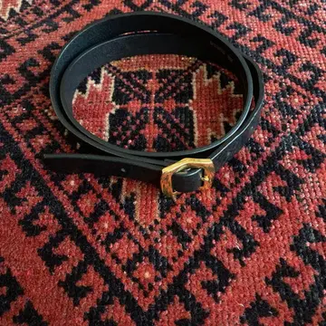 MAISON BOINET 소가죽 벨트 블랙