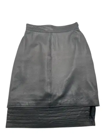 중고 RUFFO 루포 이탈리아 가죽 타이트 스커트 33